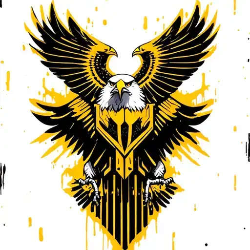 Bloody Yellow American Eagle