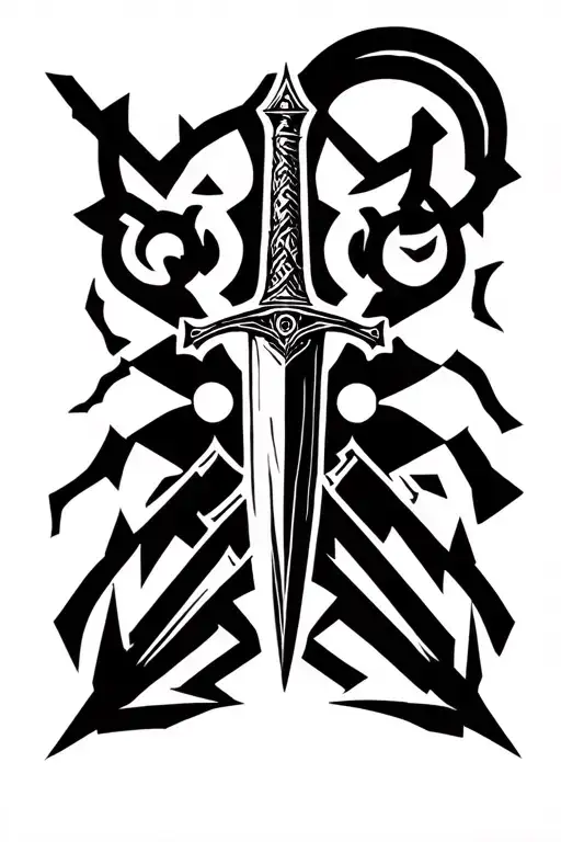 Sword Of Damocles Hanging Over Recovery Symbol