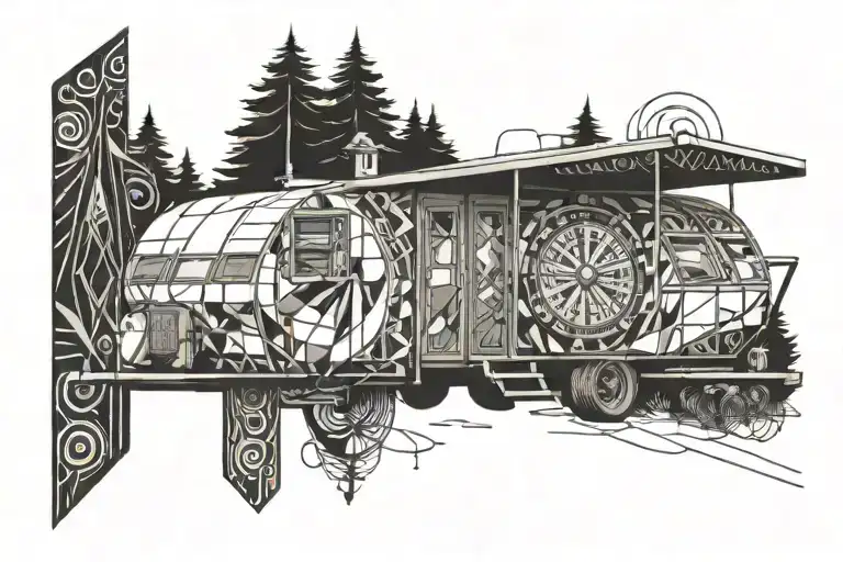 Mobile Home With Roulette With Coordinate