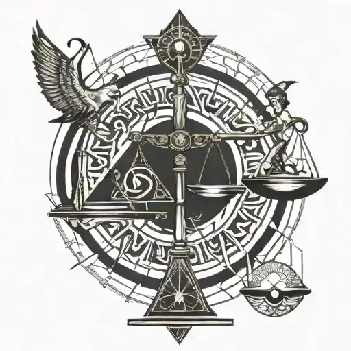 Good & Evil Balance Scale