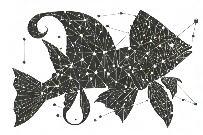 The Name Lexa With The Constellation Of The Fish