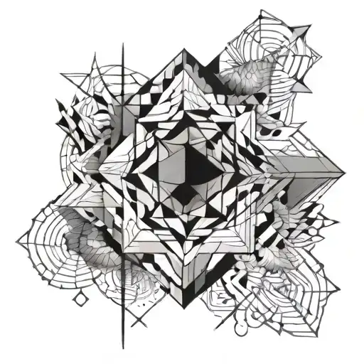 I Want To Cover My Arm With Geometric And Black Grey