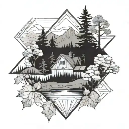 Vermont Mountains And Sugar Maple