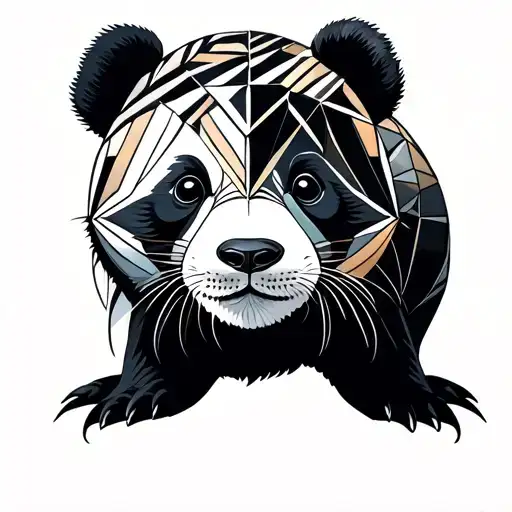 Panda And Seal Are On The Head