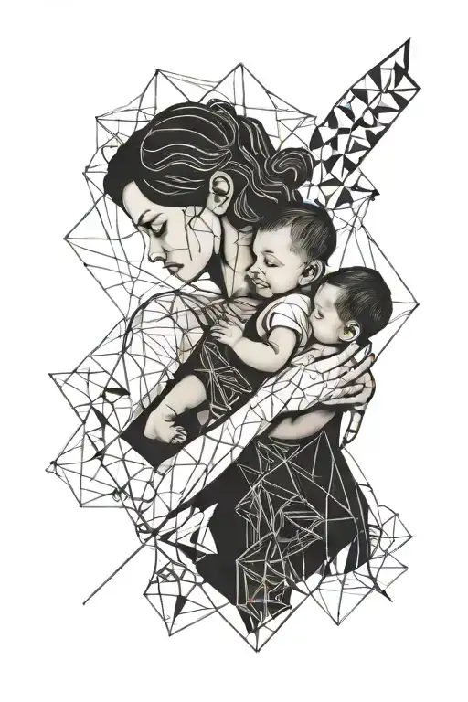 Mother Holding Infant