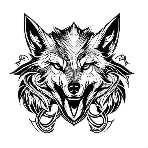 Triskelion Tatto Up And Wolf Down