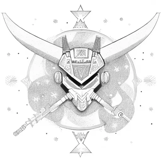 Sagittarius Zodiac Sign With Stars And Lines