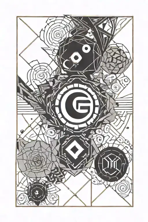 Birthday Yng And Yang Symbol Made