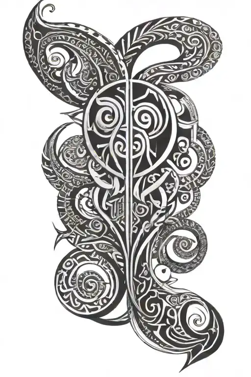 Imagine A Tattoo With Nordic Traits And The Visual Beauty Of Maori