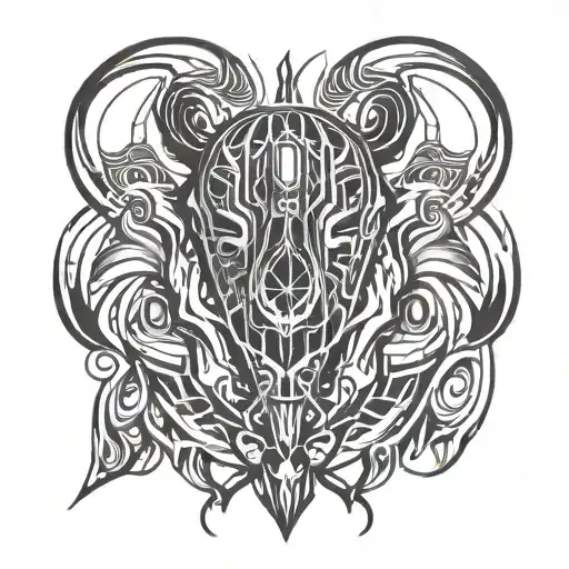 Computer Mouse Design Symbolizing Fire Flames