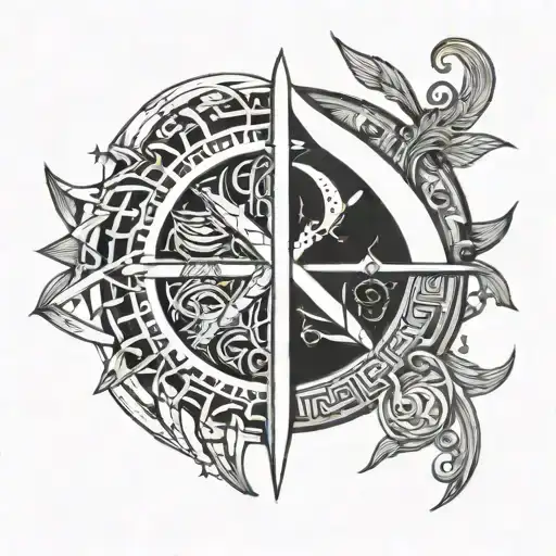 New Moon Sword Intertwined