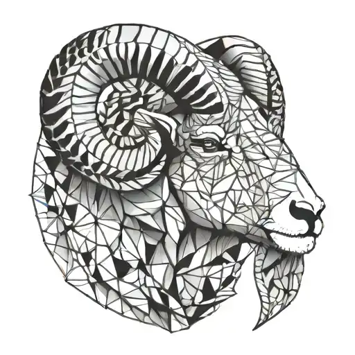 Geometric Shaped Ram
