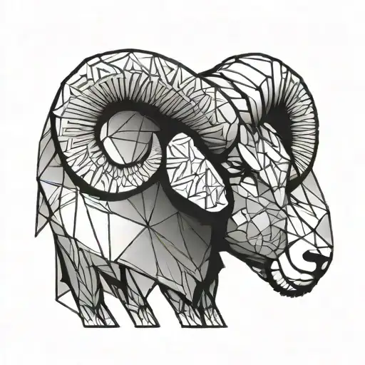 Geometric Shaped Ram