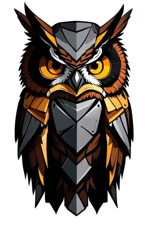 War Owl With Armor