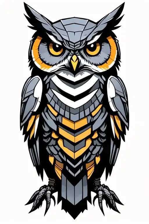 War Owl With Armor