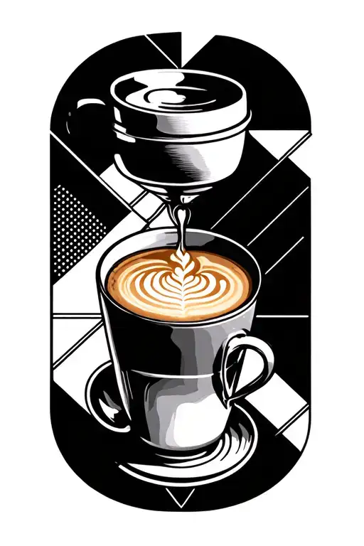 Barista Design With Latte