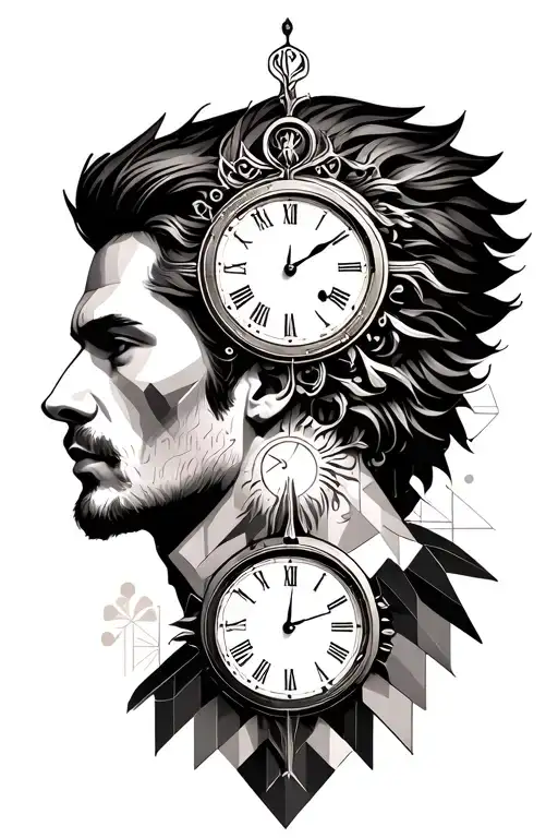 Leon With A Back Clock