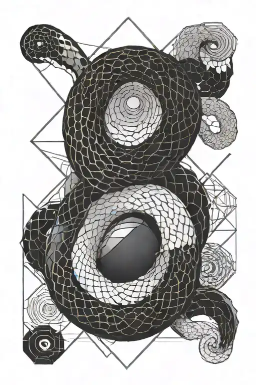 Black Snake And White Snake