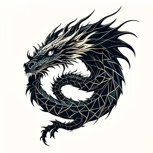 Dragon Wrapped Round