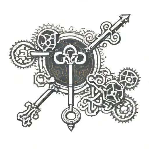 Circle Of Antique Keys