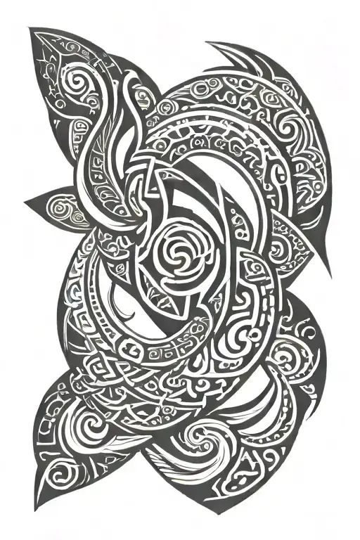 Maori Tattoo Back