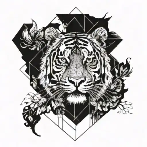 Tiger And Earth Fire Air