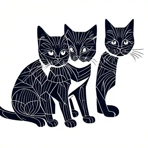 Cats Playing