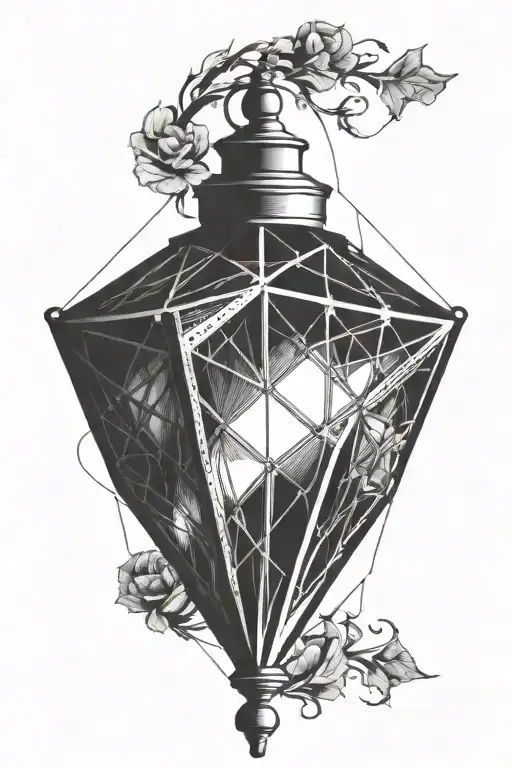 Diamond Shaped Gothic Lantern