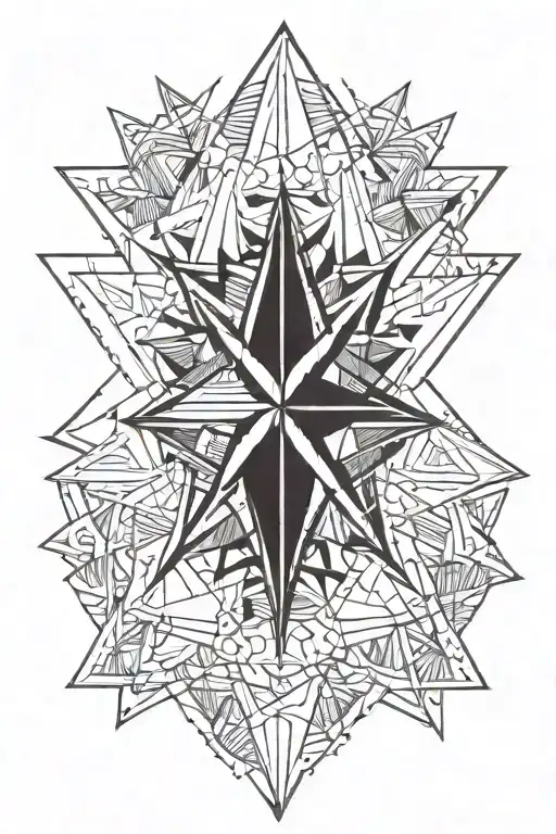 8 Pointed Star Sign