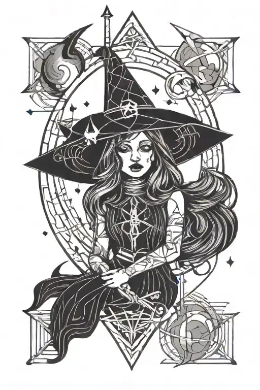 Witch And Moon