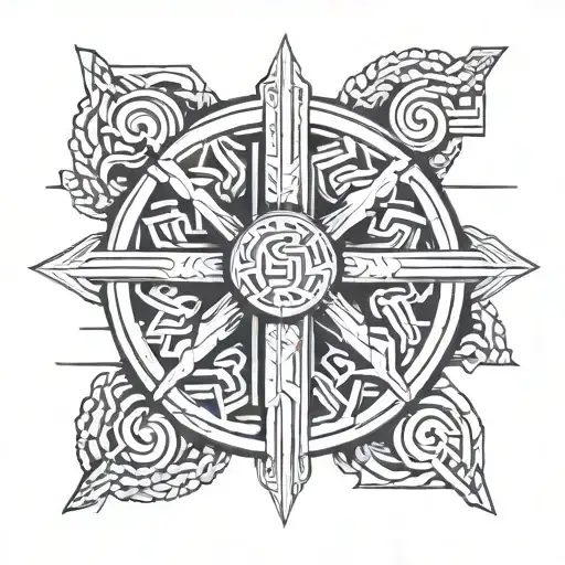 Brain And Psi Greek Symbol