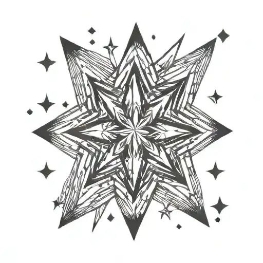 Tiny Tattoo Of Stars Shining With Love