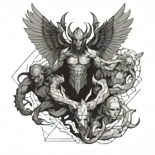 Demons Fight With Angels