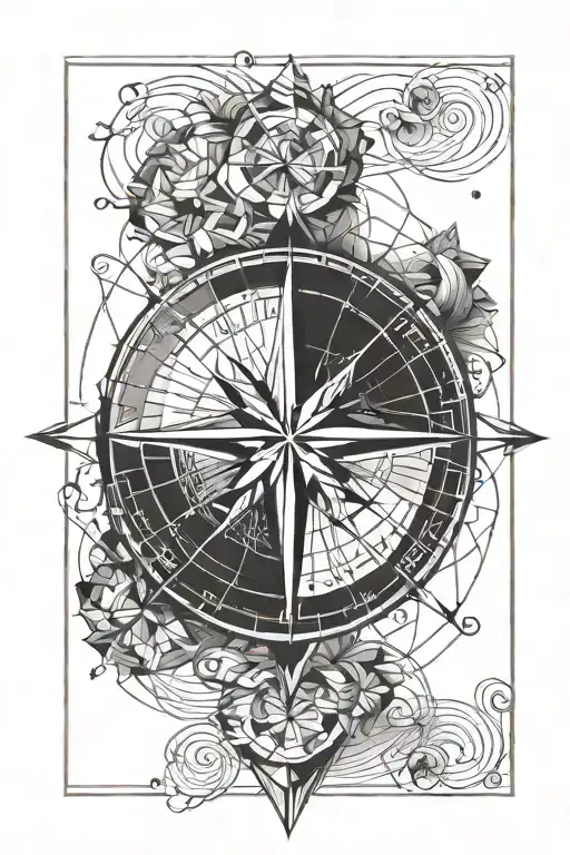 Compass Arm Band Design
