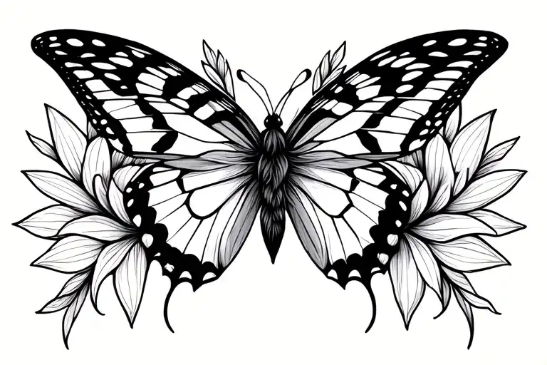 Buttercup And Butterfly