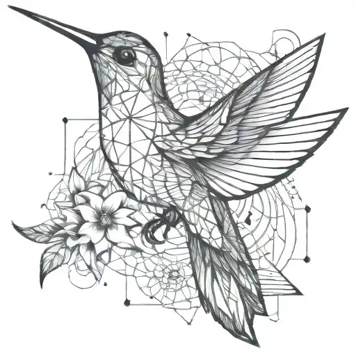 Colibri Flying Towards