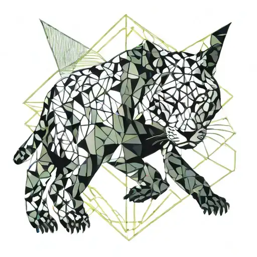 A Wild Animal Silhouette Blending With A Trading Graph Symbolizing Risk And Reward