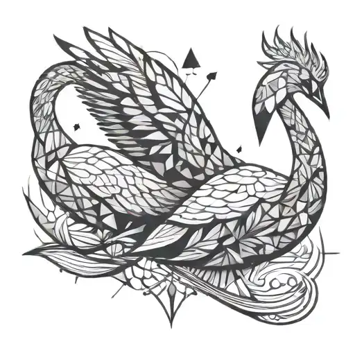 Swan Covering Two Stars