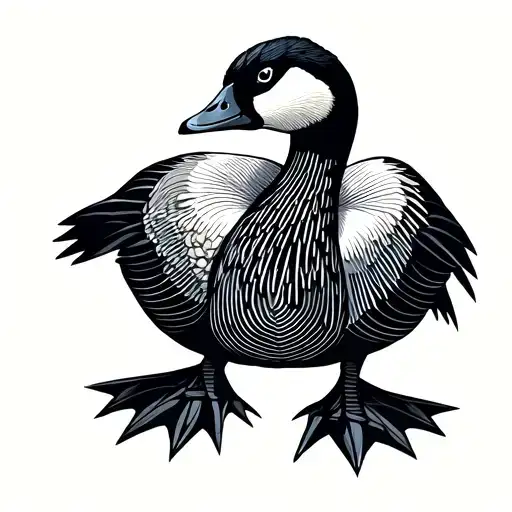 Canada Goose Angry