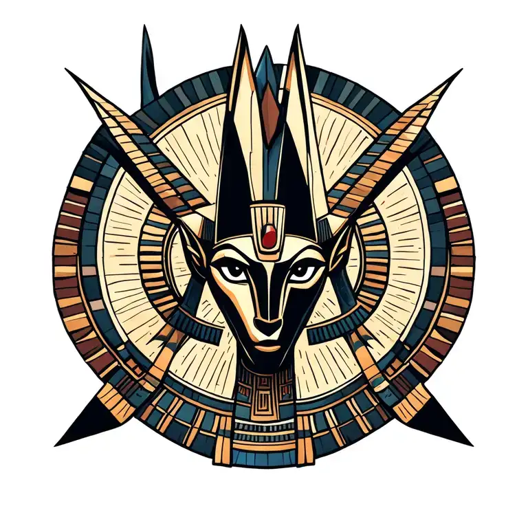 Egyptian God Anubis