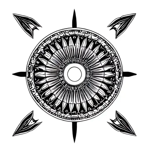 Dhamma Wheel Traditional