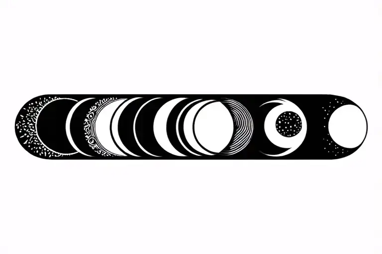 Various Moon Phases