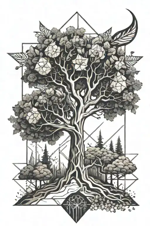 Fore Arm Tattoo Tree