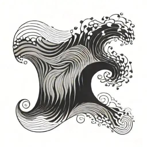 Wave Forming The Shape