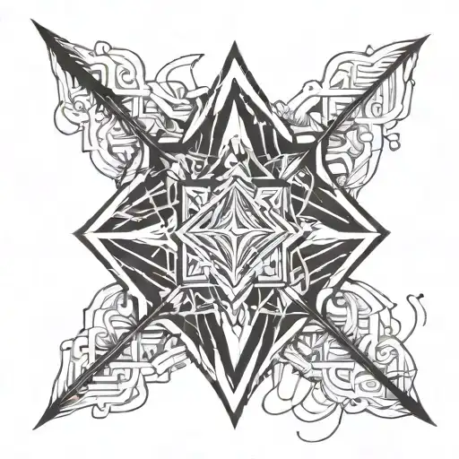 Fallen Angle With Spear Through It