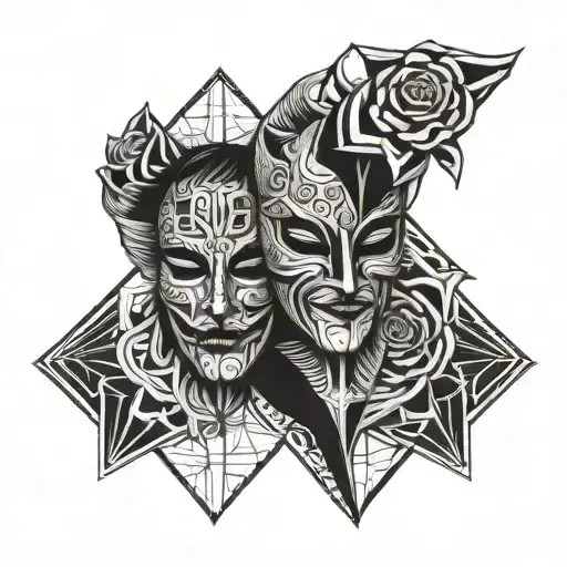 Cry Now Laugh Later Mask