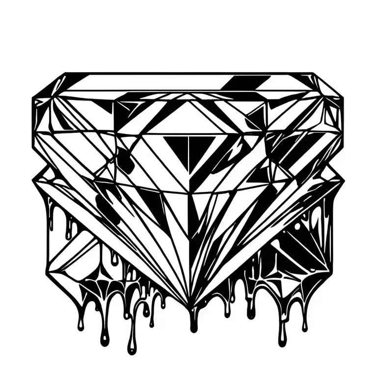 Dripping Dimond With A Surprise Twist