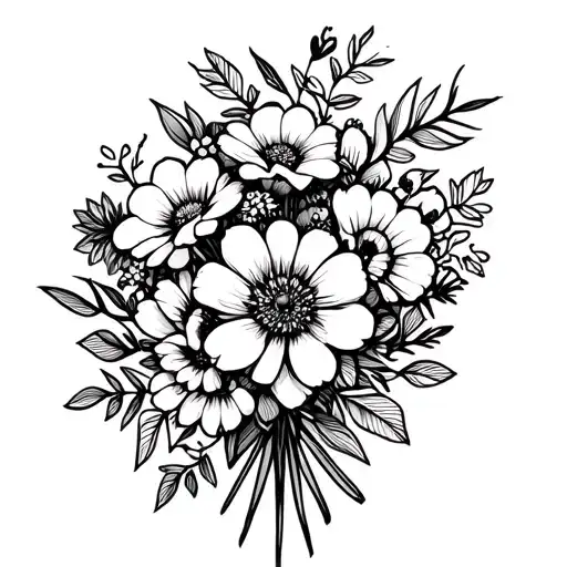 The Month Flowe Bouquet Made
