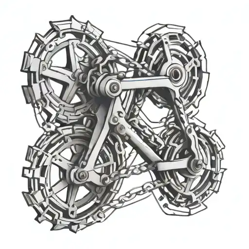 Bicycle Chain Wrapped