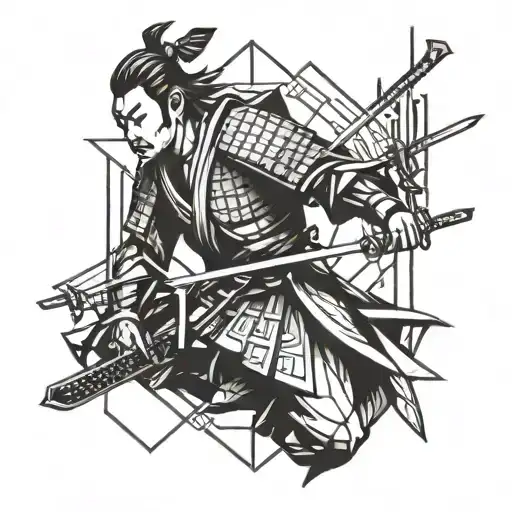 Samurai And Sword